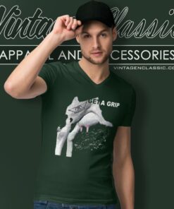 Aerosmith Get A Grip V Neck TShirt