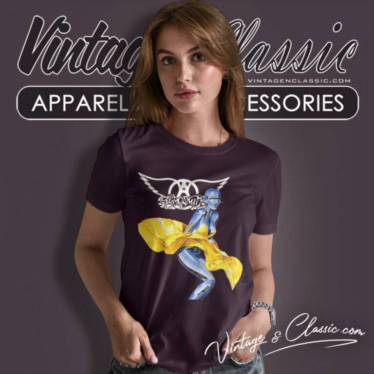 Aerosmith Just Push Play Women T Shirt Aerosmith Just Push Play Women T Shirt