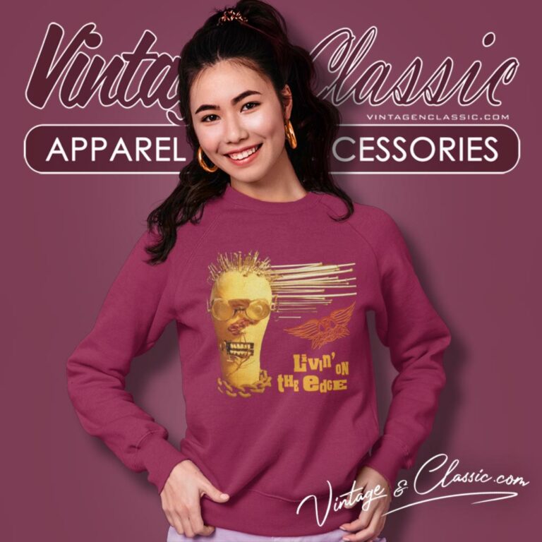 Aerosmith Livin On The Edge Sweatshirt Aerosmith Livin On The Edge Sweatshirt