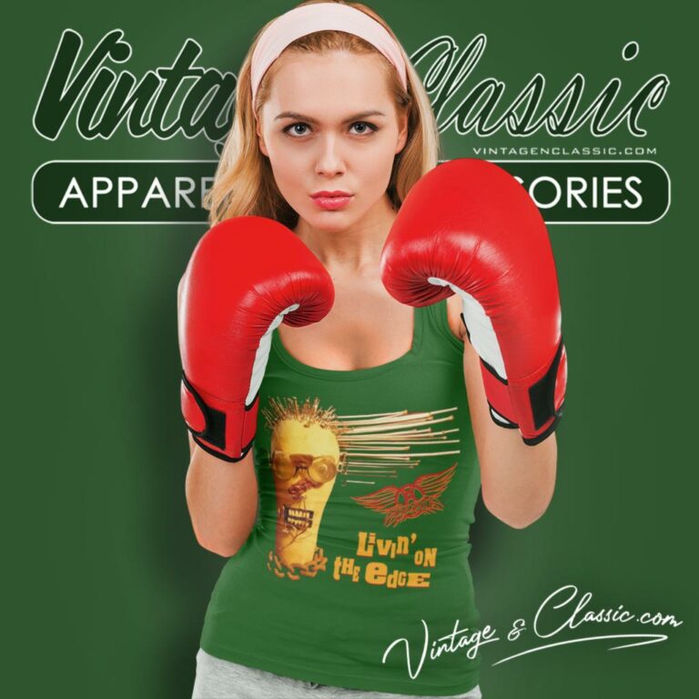 Aerosmith Livin On The Edge Tank Top Racerback Aerosmith Livin On The Edge Tank Top Racerback