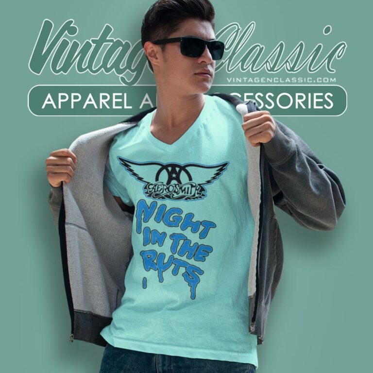 Aerosmith Night In The Ruts V Neck TShirt Aerosmith Night In The Ruts V Neck TShirt