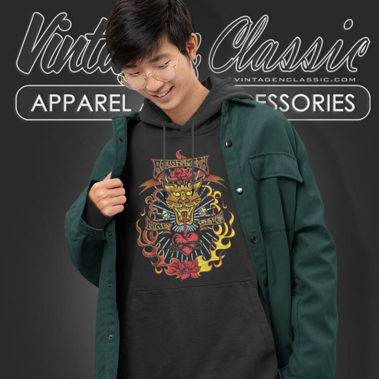 Aerosmith Nine Lives 1997 Hoodie Aerosmith Nine Lives 1997 Hoodie