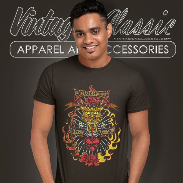 Aerosmith Nine Lives 1997 T Shirt Aerosmith Nine Lives 1997 T Shirt