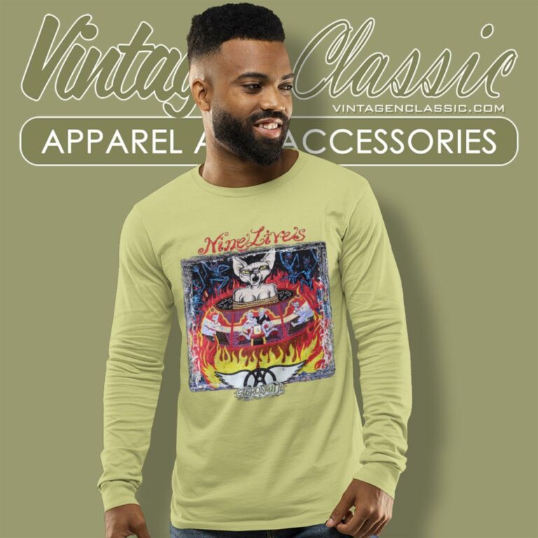 Aerosmith Nine Lives Long Sleeve Tee Aerosmith Nine Lives Long Sleeve Tee