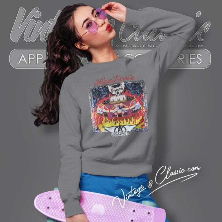 Aerosmith Nine Lives Sweatshirt Aerosmith Nine Lives Sweatshirt