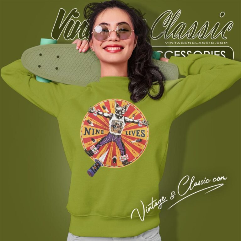 Aerosmith Nine Lives Tour Sweatshirt Aerosmith Nine Lives Tour Sweatshirt