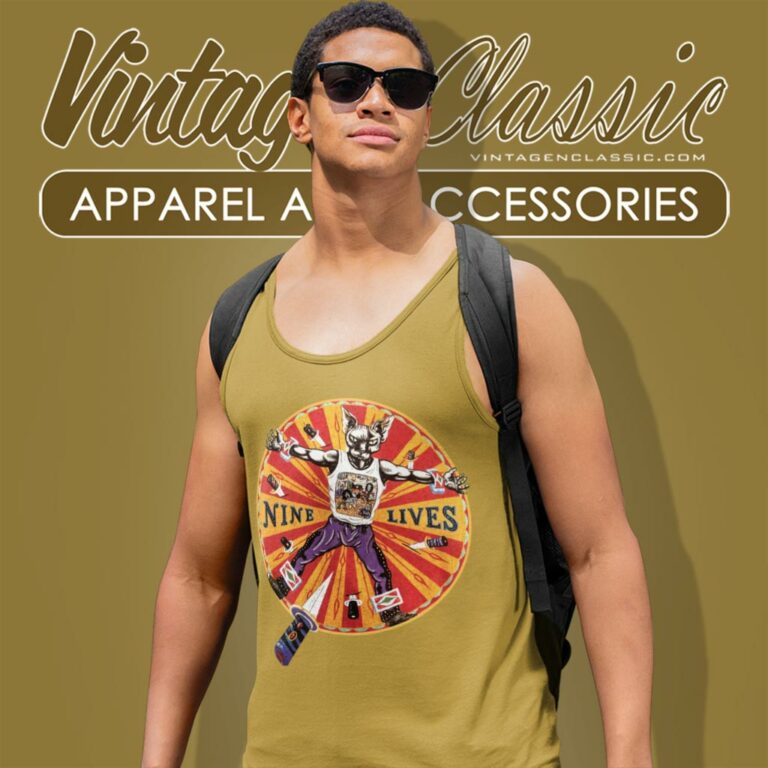 Aerosmith Nine Lives Tour Tank Top Racerback Aerosmith Nine Lives Tour Tank Top Racerback