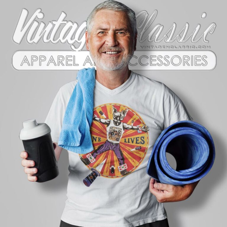 Aerosmith Nine Lives Tour V Neck TShirt Aerosmith Nine Lives Tour V Neck TShirt