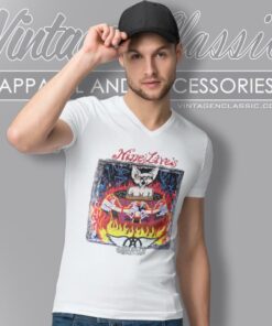 Aerosmith Nine Lives V Neck TShirt