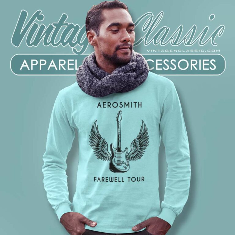 Aerosmith Peace Out Farewell Tour 2023 Long Sleeve Tee Aerosmith Peace Out Farewell Tour 2023 Long Sleeve Tee