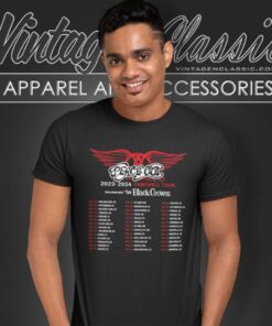 Aerosmith Peace Out Farewell Tour Shirt The Black Crowes Tour 2023 2024 T Shirt