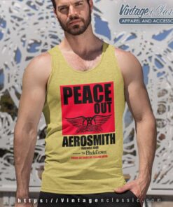 Aerosmith Peace Out The Farewell Tour Tank Top Racerback