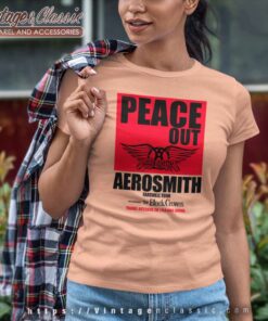 Aerosmith Peace Out The Farewell Tour Women TShirt