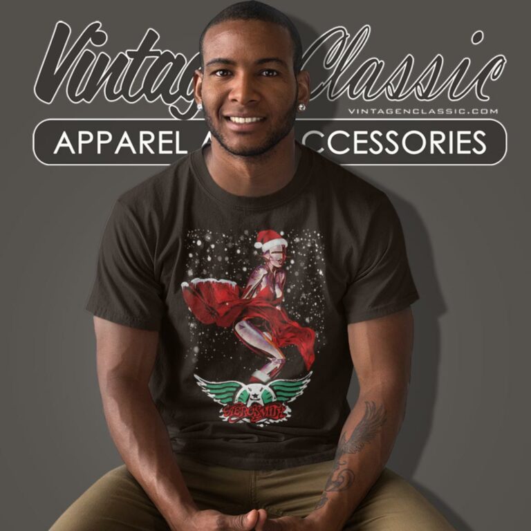 Aerosmith Pobo Santa T Shirt Aerosmith Pobo Santa T Shirt