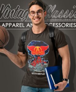 Aerosmith Rock In A Hard Place T Shirt