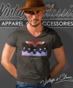 Aerosmith Rocks Album Shirt 7 Aerosmith Rocks Album V Neck TShirt