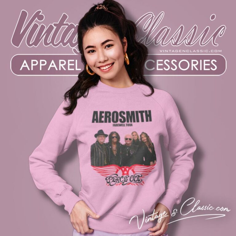 Aerosmith Shirt 2023 2024 Peace Out Farewell Tour With The Black Crowes Sweatshirt Aerosmith Shirt 2023 2024 Peace Out Farewell Tour With The Black Crowes Sweatshirt
