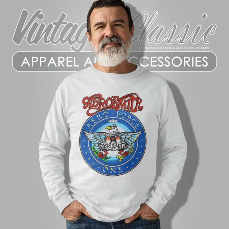 Aerosmith Shirt Aero Force One Tour Long Sleeve Tee Aerosmith Shirt Aero Force One Tour Long Sleeve Tee