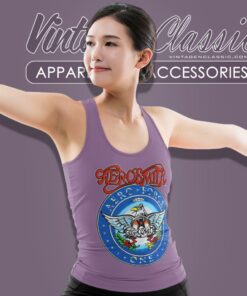 Aerosmith Shirt Aero Force One Tour Tank Top Racerback