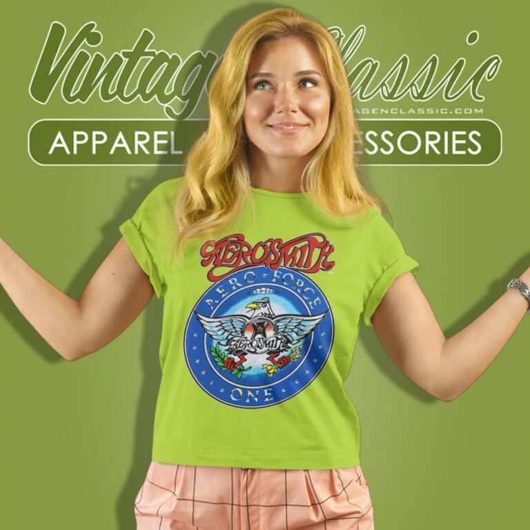 Aerosmith Shirt Aero Force One Tour Women T Shirt Aerosmith Shirt Aero Force One Tour Women T Shirt