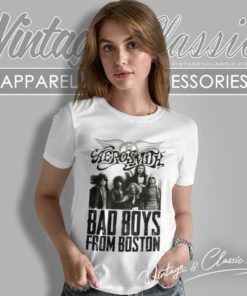 Aerosmith Shirt Bad Boys From Boston Women T Shirt