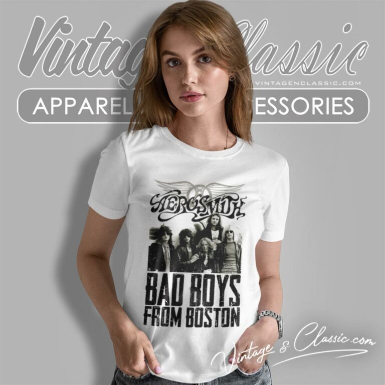 Aerosmith Shirt Bad Boys From Boston Women T Shirt Aerosmith Shirt Bad Boys From Boston Women T Shirt