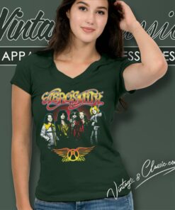 Aerosmith Shirt Dana J Lessard V Neck TShirt
