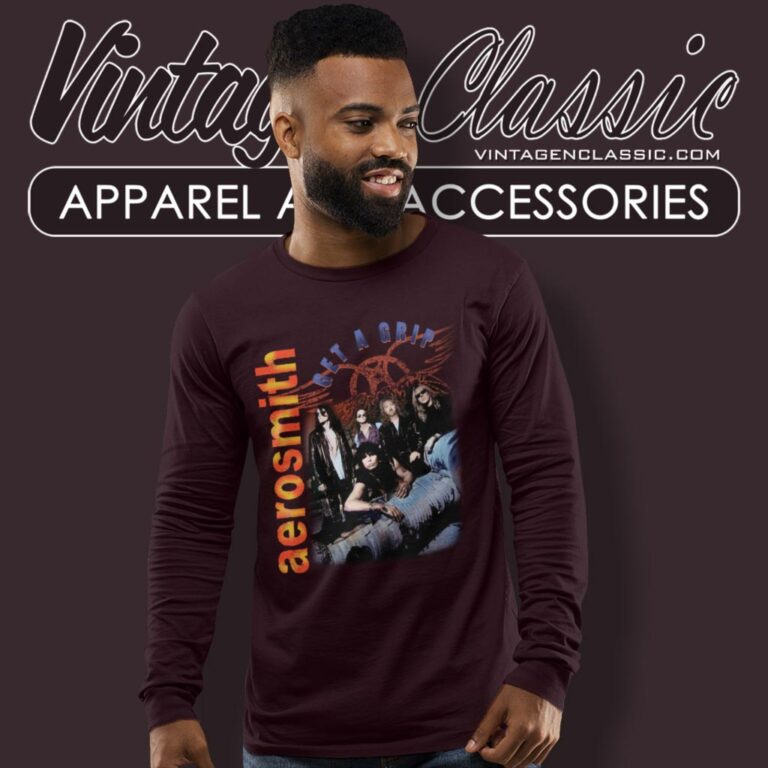 Aerosmith Shirt Get A Grip Tour Long Sleeve Tee Aerosmith Shirt Get A Grip Tour Long Sleeve Tee