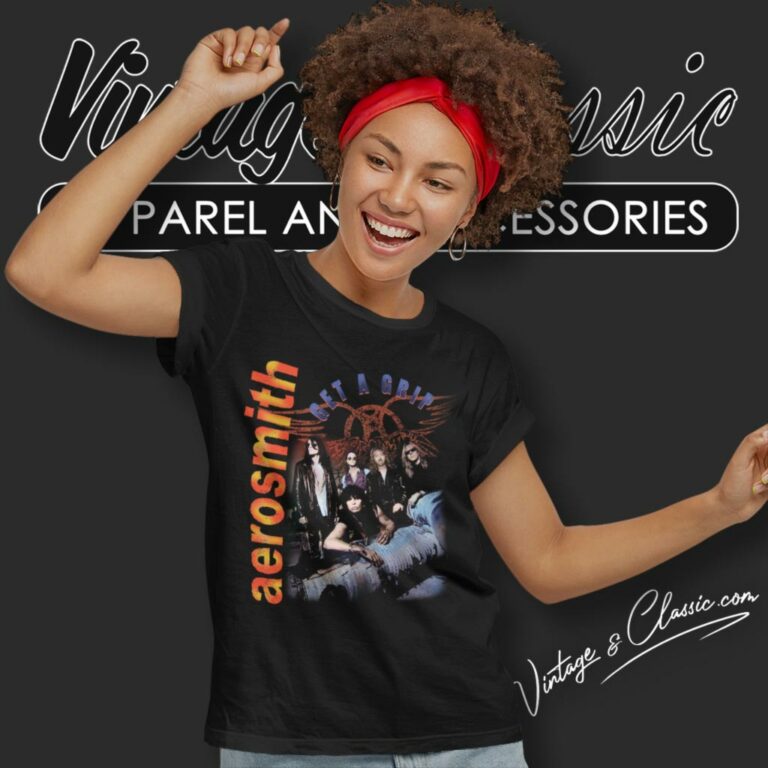 Aerosmith Shirt Get A Grip Tour Women T Shirt Aerosmith Shirt Get A Grip Tour Women T Shirt