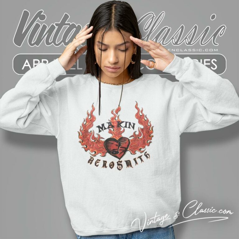 Aerosmith Shirt Makin Get A Grip Sweatshirt Aerosmith Shirt Makin Get A Grip Sweatshirt