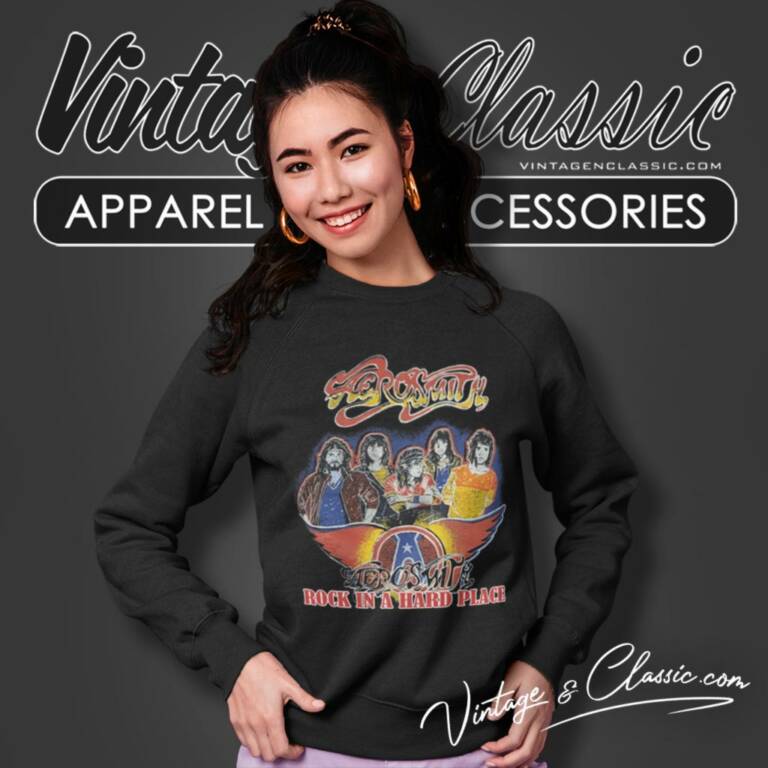 Aerosmith Shirt Rock In A Hard Place Album Sweatshirt Aerosmith Shirt Rock In A Hard Place Album Sweatshirt
