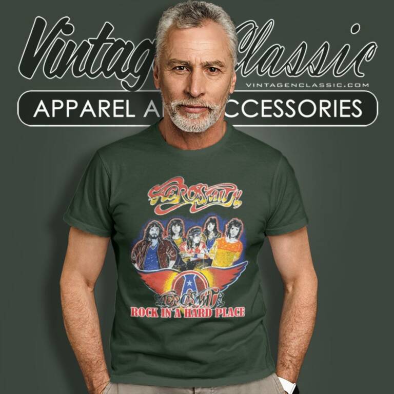 Aerosmith Shirt Rock In A Hard Place Album T Shirt Aerosmith Shirt Rock In A Hard Place Album T Shirt