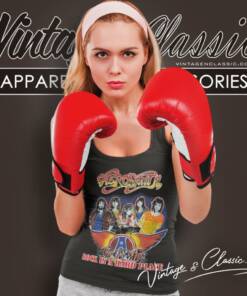 Aerosmith Shirt Rock In A Hard Place Album Tank Top Racerback