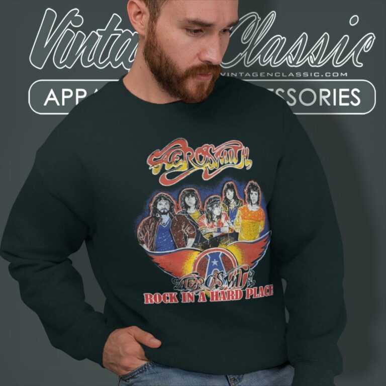Aerosmith Shirt Rock In A Hard Place Sweatshirt Aerosmith Shirt Rock In A Hard Place Sweatshirt