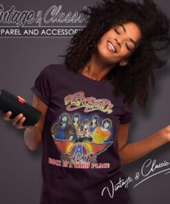 Aerosmith Shirt Rock In A Hard Place Women T Shirt