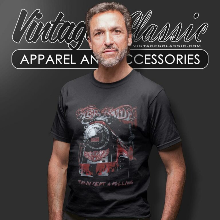 Aerosmith Shirt Train Kept A Rolling T Shirt Aerosmith Shirt Train Kept A Rolling T Shirt