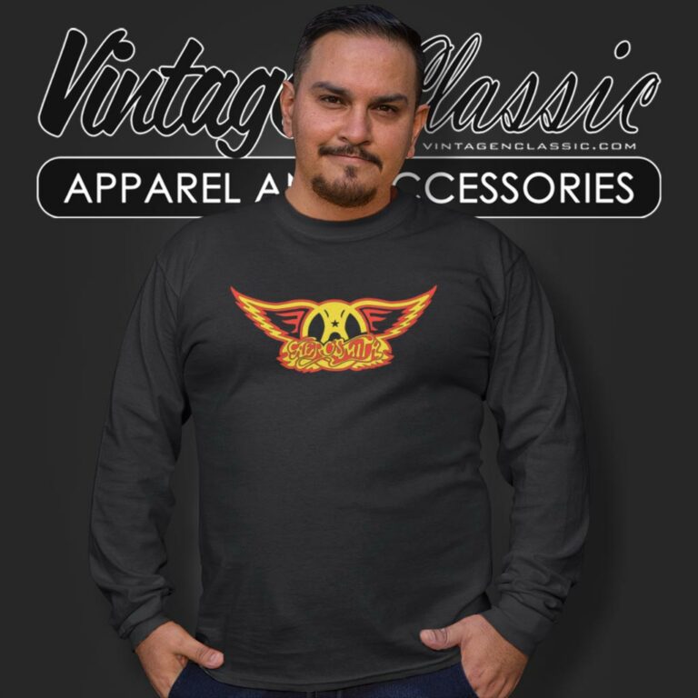 Aerosmith Shirt Walk This Way Long Sleeve Tee Aerosmith Shirt Walk This Way Long Sleeve Tee