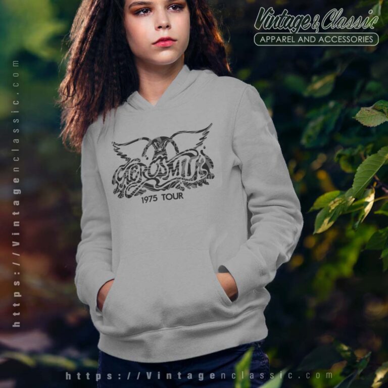 Aerosmith Tshirt 1975 Tour Wings Hoodie Youth Aerosmith Tshirt 1975 Tour Wings Hoodie Youth