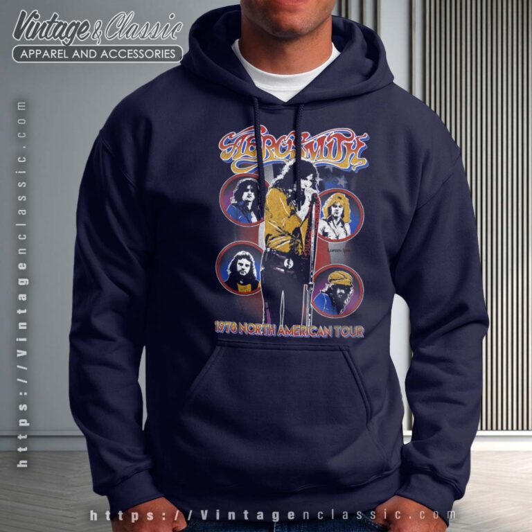 Aerosmith Tshirt 1978 North America Tour Hoodie Men Aerosmith Tshirt 1978 North America Tour Hoodie Men