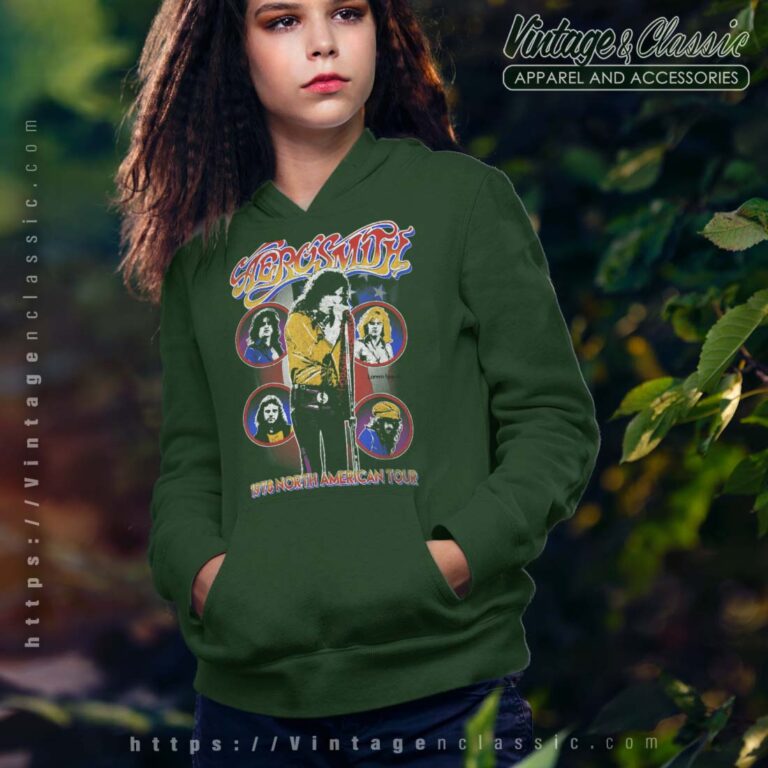 Aerosmith Tshirt 1978 North America Tour Hoodie Youth Aerosmith Tshirt 1978 North America Tour Hoodie Youth