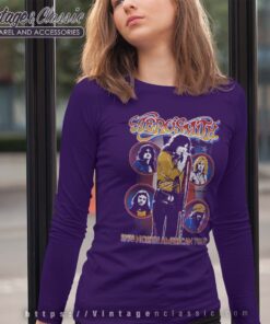 Aerosmith Tshirt 1978 North America Tour Longsleeves Women