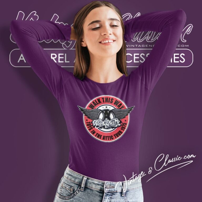 Aerosmith Walk This Way Long Sleeve Tee Aerosmith Walk This Way Long Sleeve Tee