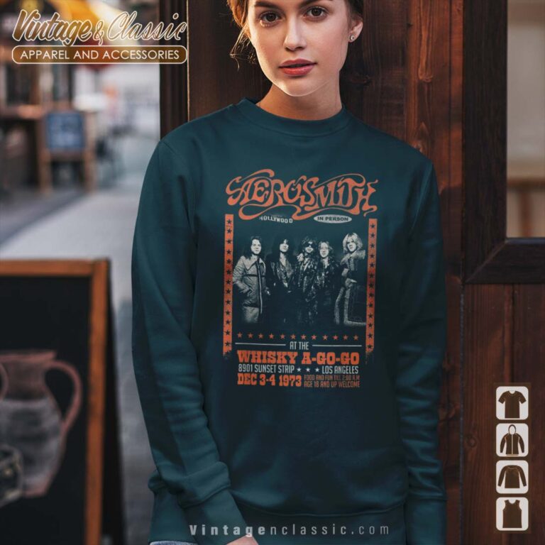 Aerosmith Whisky A Go Go Sweatshirt Aerosmith Whisky A Go Go Sweatshirt