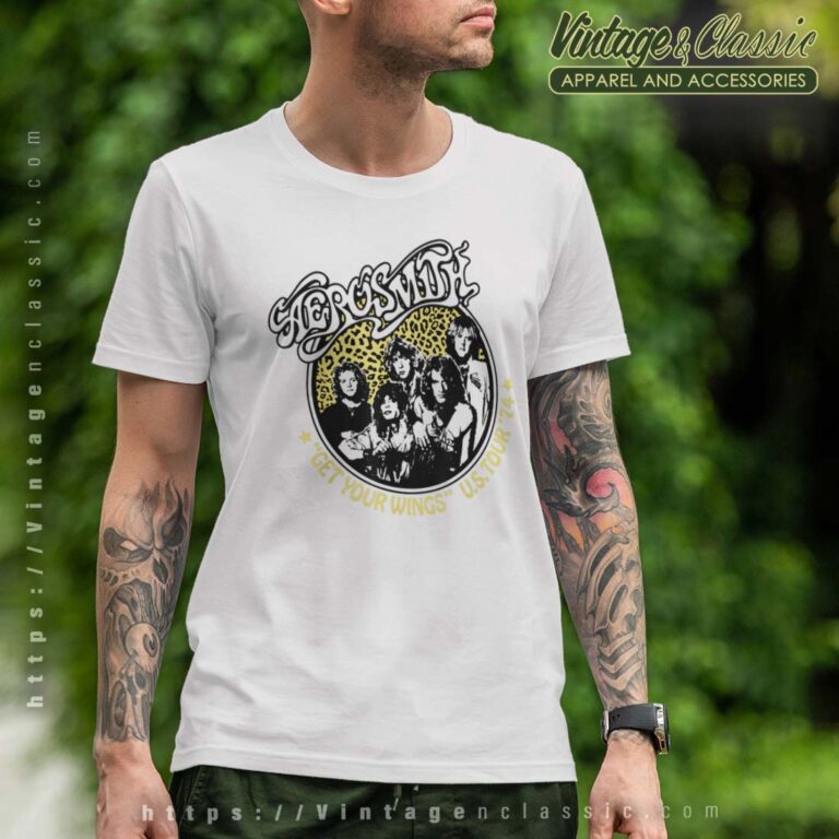 Aerosmith Wings Tour 74 Tshirt Aerosmith Wings Tour 74 Tshirt
