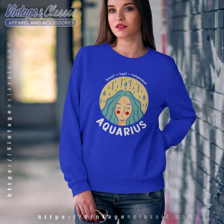 Aesthetic Aquarius Zodiac Girl Sweatshirt Aesthetic Aquarius Zodiac Girl Sweatshirt