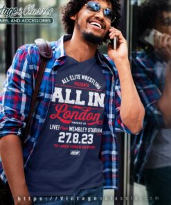 Aew All In Live From Wembley Stadium 27 8 23 V Neck TShirt