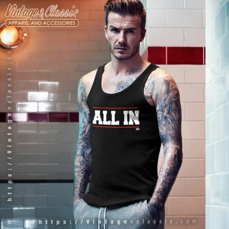 Aew All In Logo Elite Wrestling Tank Top Racerback Aew All In Logo Elite Wrestling Tank Top Racerback