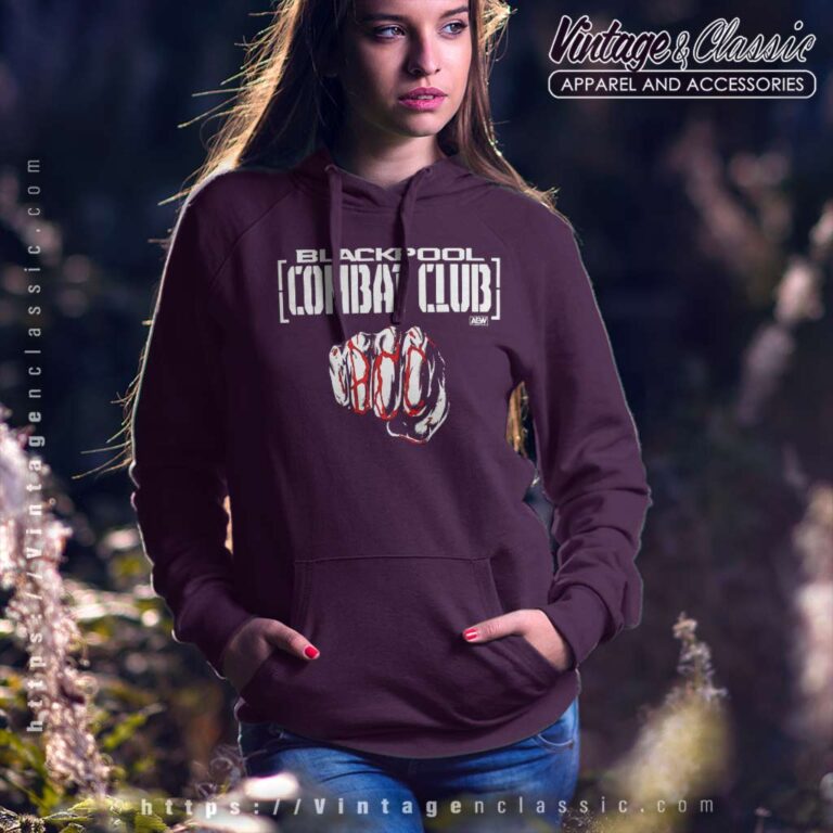 Aew Blackpool Combat Club Hoodie Aew Blackpool Combat Club Hoodie