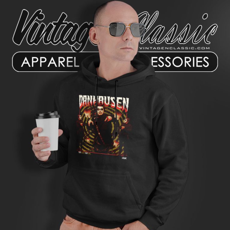 Aew Danhausen Spiral Graphic Hoodie Aew Danhausen Spiral Graphic Hoodie