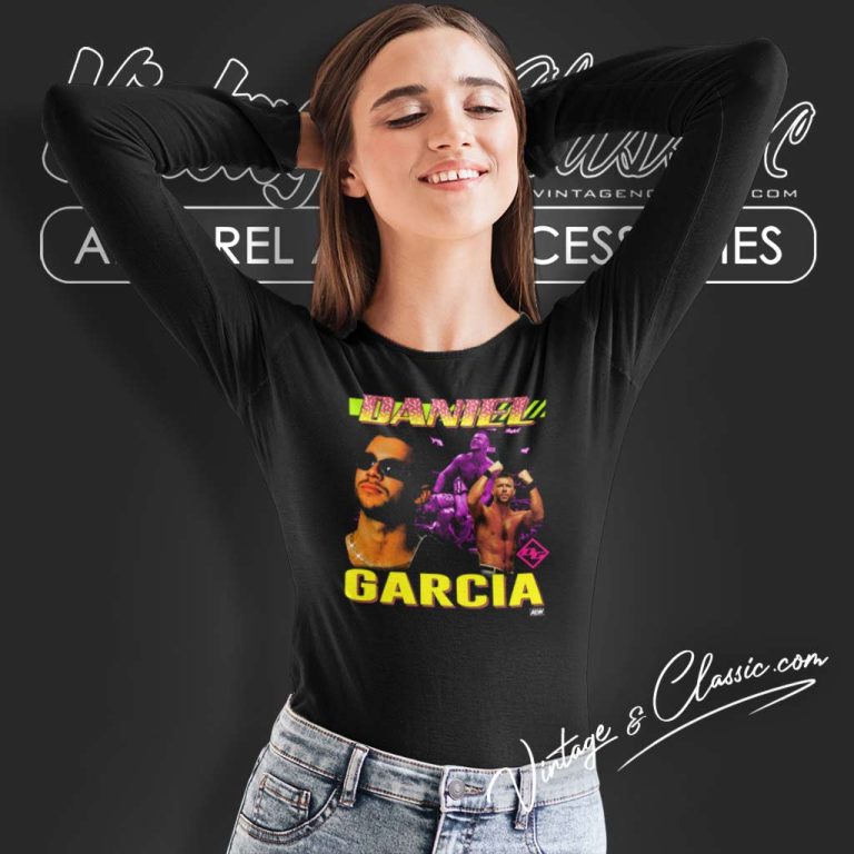 Aew Daniel Garcia Just Dance Long Sleeve Tee Aew Daniel Garcia Just Dance Long Sleeve Tee